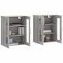 Armarios de pared 2 uds madera de ingeniería gris Sonoma von vidaXL, Sideboards - Ref: Foro24-3197935, Preis: 170,08 €, Rabat...