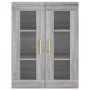 Armarios de pared 2 uds madera de ingeniería gris Sonoma von vidaXL, Sideboards - Ref: Foro24-3197935, Preis: 170,08 €, Rabat...