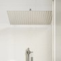 Cabezal de ducha cuadrado efecto lluvia acero inox 304 50x50 cm