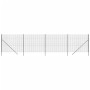 Anthrazitgrauer verzinkter Stahldrahtzaun 2x10 m von vidaXL, Zaunpaneele - Ref: Foro24-154214, Preis: 118,10 €, Rabatt: %