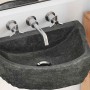Lavabo colgado en la pared Gris (38-45) x (30-35) x 15 cm
