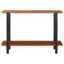 Mesa Consola Marrón 110 x 30 x 75 cm madera maciza de acacia