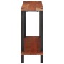 Mesa Consola Marrón 110 x 30 x 75 cm madera maciza de acacia