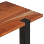 Mesa Consola Marrón 110 x 30 x 75 cm madera maciza de acacia