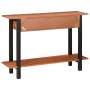 Mesa Consola Marrón 110 x 30 x 75 cm madera maciza de acacia