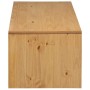 Mesa de centro SAUDA madera maciza pino color roble 99x55x45 cm