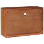 Vitrina Marrón 80 x 30 x 55 cm madera maciza de acacia