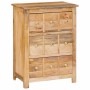 Vitrina con cajón Marrón 55 x 35 x 75 cm madera maciza de mango