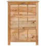 Vitrina con cajón Marrón 55 x 35 x 75 cm madera maciza de mango