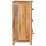 Vitrina con cajón Marrón 55 x 35 x 75 cm madera maciza de mango