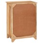 Vitrina con cajón Marrón 55 x 35 x 75 cm madera maciza de mango