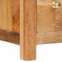 Vitrina con cajón Marrón 55 x 35 x 75 cm madera maciza de mango
