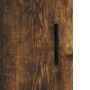Aparador alto madera contrachapada roble ahumado 69,5x34x180 cm