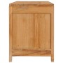 Mueble de TV de madera maciza de acacia 115x30x40 cm