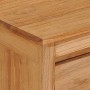 Mueble de TV de madera maciza de acacia 115x30x40 cm