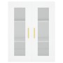 Aparador alto madera contrachapada blanco 69,5x34x180 cm de vidaXL, Aparadores - Ref: Foro24-3198329, Precio: 176,08 €, Descu...