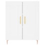 Aparador alto madera contrachapada blanco 69,5x34x180 cm de vidaXL, Aparadores - Ref: Foro24-3198329, Precio: 176,08 €, Descu...