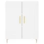 Hohes weißes Sperrholz-Sideboard 69,5 x 34 x 180 cm von vidaXL, Sideboards - Ref: Foro24-3198329, Preis: 170,71 €, Rabatt: %