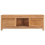 Mueble de TV madera maciza de teca 100x30x35 cm