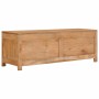 Mueble de TV madera maciza de teca 100x30x35 cm
