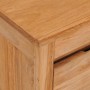 Mueble de TV madera maciza de teca 100x30x35 cm