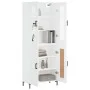Aparador alto madera contrachapada blanco 69,5x34x180 cm de vidaXL, Aparadores - Ref: Foro24-3198337, Precio: 182,50 €, Descu...