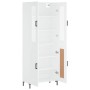 Aparador alto madera contrachapada blanco 69,5x34x180 cm de vidaXL, Aparadores - Ref: Foro24-3198337, Precio: 194,85 €, Descu...