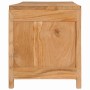 Mueble de TV de madera de teca maciza 115x30x35 cm