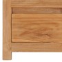 Mueble de TV de madera de teca maciza 115x30x35 cm