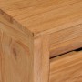 Mueble de TV de madera de teca maciza 115x30x35 cm