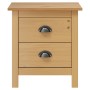 Mesita de noche Hill madera maciza de pino 46x35x49,5 cm
