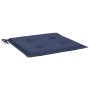 Cojines para muebles palets 2 uds tela azul marino 50x50x4 cm