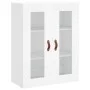 Hohes weißes Sperrholz-Sideboard 69,5 x 34 x 180 cm von vidaXL, Sideboards - Ref: Foro24-3198697, Preis: 131,61 €, Rabatt: %