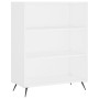 Hohes weißes Sperrholz-Sideboard 69,5 x 34 x 180 cm von vidaXL, Sideboards - Ref: Foro24-3198697, Preis: 133,04 €, Rabatt: %