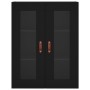 Aparador alto madera contrachapada negro 69,5x34x180 cm de vidaXL, Aparadores - Ref: Foro24-3198698, Precio: 141,67 €, Descue...