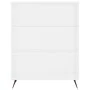 Hohes weißes Sperrholz-Sideboard 69,5 x 34 x 180 cm von vidaXL, Sideboards - Ref: Foro24-3198697, Preis: 131,61 €, Rabatt: %