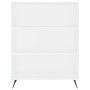 Hohes weißes Sperrholz-Sideboard 69,5 x 34 x 180 cm von vidaXL, Sideboards - Ref: Foro24-3198697, Preis: 133,04 €, Rabatt: %