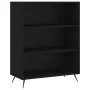 Aparador alto madera contrachapada negro 69,5x34x180 cm de vidaXL, Aparadores - Ref: Foro24-3198698, Precio: 137,75 €, Descue...