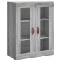 Hohes Sideboard aus sonomagrauem Sperrholz, 69,5 x 34 x 180 cm von vidaXL, Sideboards - Ref: Foro24-3198703, Preis: 135,79 €,...