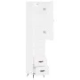 Hohes weißes Sperrholz-Sideboard 34,5 x 34 x 180 cm von vidaXL, Sideboards - Ref: Foro24-3198889, Preis: 104,75 €, Rabatt: %