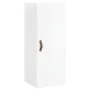 Aparador alto madera contrachapada blanco brillo 34,5x34x180 cm de vidaXL, Aparadores - Ref: Foro24-3198891, Precio: 110,90 €...