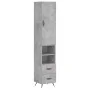 Betongraues Sperrholz-Sideboard 34,5 x 34 x 180 cm von vidaXL, Sideboards - Ref: Foro24-3198893, Preis: 103,54 €, Rabatt: %