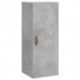 Aparador de madera contrachapada gris hormigón 34,5x34x180 cm de vidaXL, Aparadores - Ref: Foro24-3198893, Precio: 103,54 €, ...