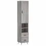 Tall gray Sonoma plywood sideboard 34.5x34x180 cm by vidaXL, Sideboards - Ref: Foro24-3198895, Price: 106,59 €, Discount: %