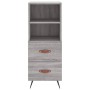 Hohes Sideboard Sperrholz Sonoma grau 34,5x34x180 cm von vidaXL, Sideboards - Ref: Foro24-3198895, Preis: 107,92 €, Rabatt: %