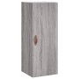 Hohes Sideboard Sperrholz Sonoma grau 34,5x34x180 cm von vidaXL, Sideboards - Ref: Foro24-3198895, Preis: 107,92 €, Rabatt: %