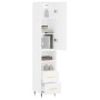 Aparador alto madera contrachapada blanco 34,5x34x180 cm de vidaXL, Aparadores - Ref: Foro24-3198897, Precio: 105,16 €, Descu...