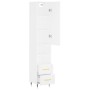 Aparador alto madera contrachapada blanco 34,5x34x180 cm de vidaXL, Aparadores - Ref: Foro24-3198897, Precio: 105,16 €, Descu...