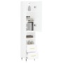 Hochglänzendes Sideboard aus weißem Sperrholz, 34,5 x 34 x 180 cm von vidaXL, Sideboards - Ref: Foro24-3198899, Preis: 112,60...