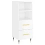 High glossy white plywood sideboard 34.5x34x180 cm by vidaXL, Sideboards - Ref: Foro24-3198899, Price: 111,25 €, Discount: %